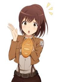 Sasha of the Survey Corps! at your service! what you have food? mind sharing with me? I'm starving!