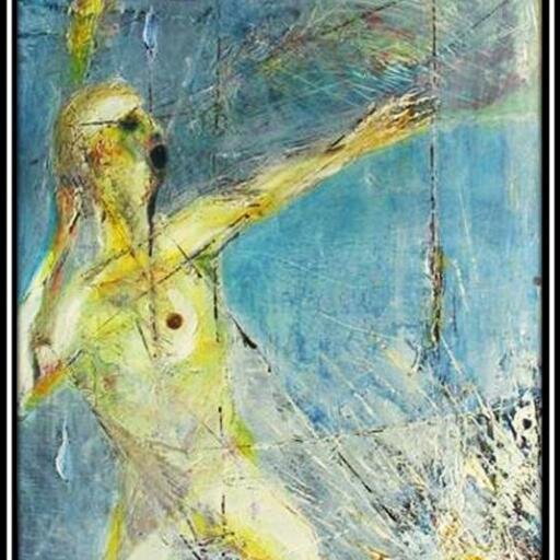 Artiste peintre dénommé ESDEZ. s'attachant à transcrire l'humain dans sa forme et son esprit