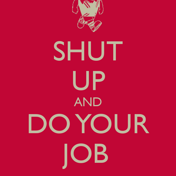 Calling people out for not doing their jobs! Especially those in the Government and Education fields.