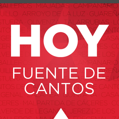 Proyecto hiperlocal del Diario HOY para dar a conocer la actualidad de Fuente de Cantos, día a día.