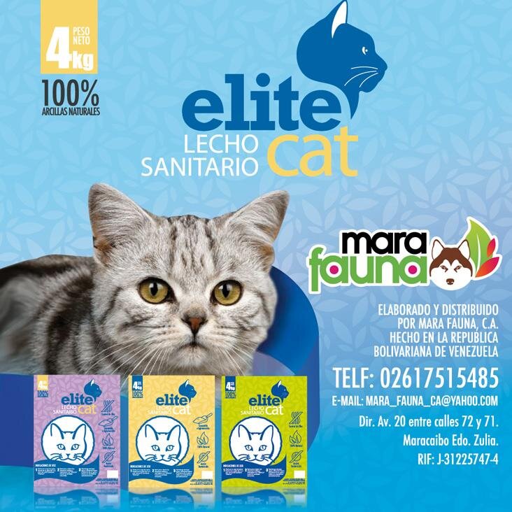 EliteCat1's profile picture. Lecho Sanitario para Mascotas, hecho en Venezuela, con arcillas 100% Naturales