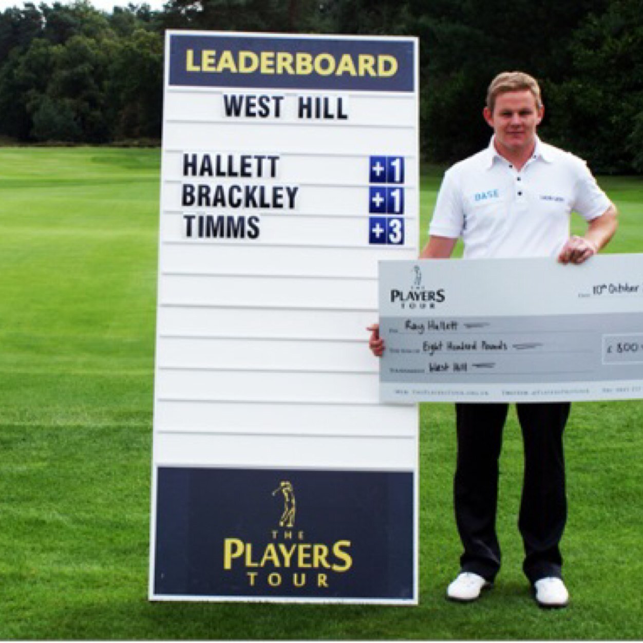 RayHallettGolf's profile picture. Professional Tournament Golfer seeking sponsorship. Huge #AFC fan