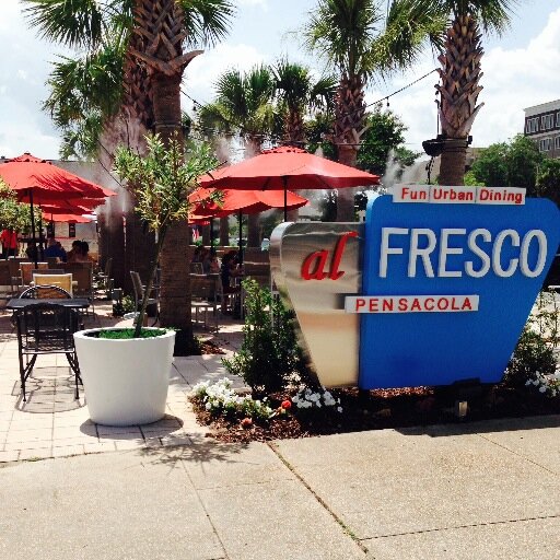 eatalfresco's profile picture. Al Fresco is 1 place with 5 tastes. Come enjoy fun urban dining at Z Taco, Gouda Stuff, Gunshot BBQ, Fusion World and Shux