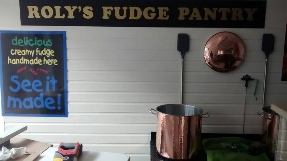 We make fresh fudge daily in our shop in Stratford-upon-Avon