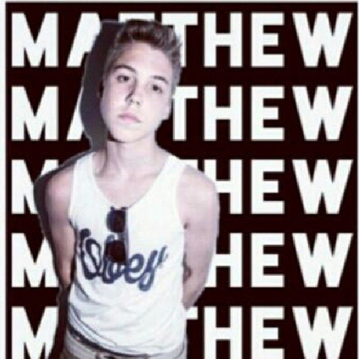 All i want in life is to sucseed and get a matt follow or see him in person but a matt follow is good!!