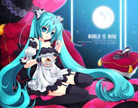 Chara : Miku Hatsune |Vocaloid 2| age : 16| ♥negi |Black★Rock Shooter | kawaii-nyan \(´▽`)/ |  @aldaARF