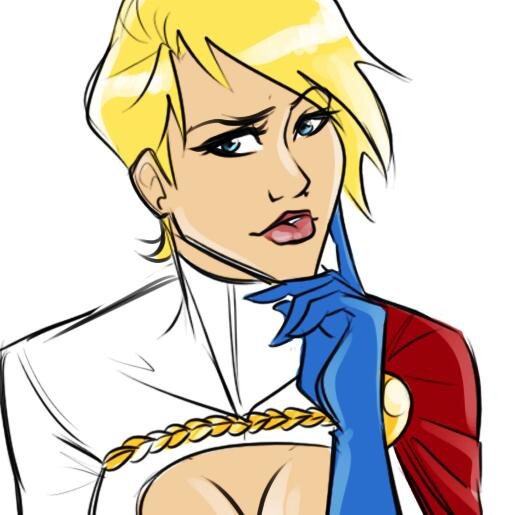 Superman's cousin from another universe, not into girl talk, and partner in butt kicking with the Huntress. [Avi credit to http://t.co/WJlT9CCo08 ]