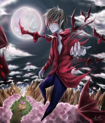 the vampire king!! and I'm the son of a demon #.married to @fiothehumann #kik:angel.of.death.7