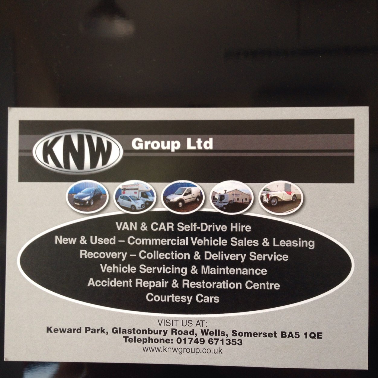 Self Drive hire, Contract Hire & Leasing, Flexi-Hire, Vehicle sales Tel: 01749 671353 Email: info@knwgroup.co.uk