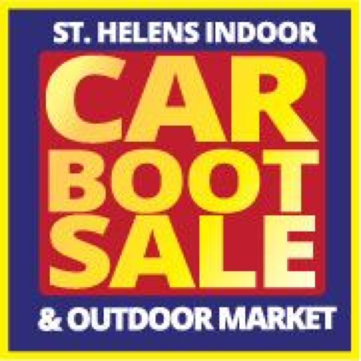 The official account of St Helens Indoor Car Boot Sale @ St Marys Market,running in conjunction with the existing car boot sale @ chalon way multi storey