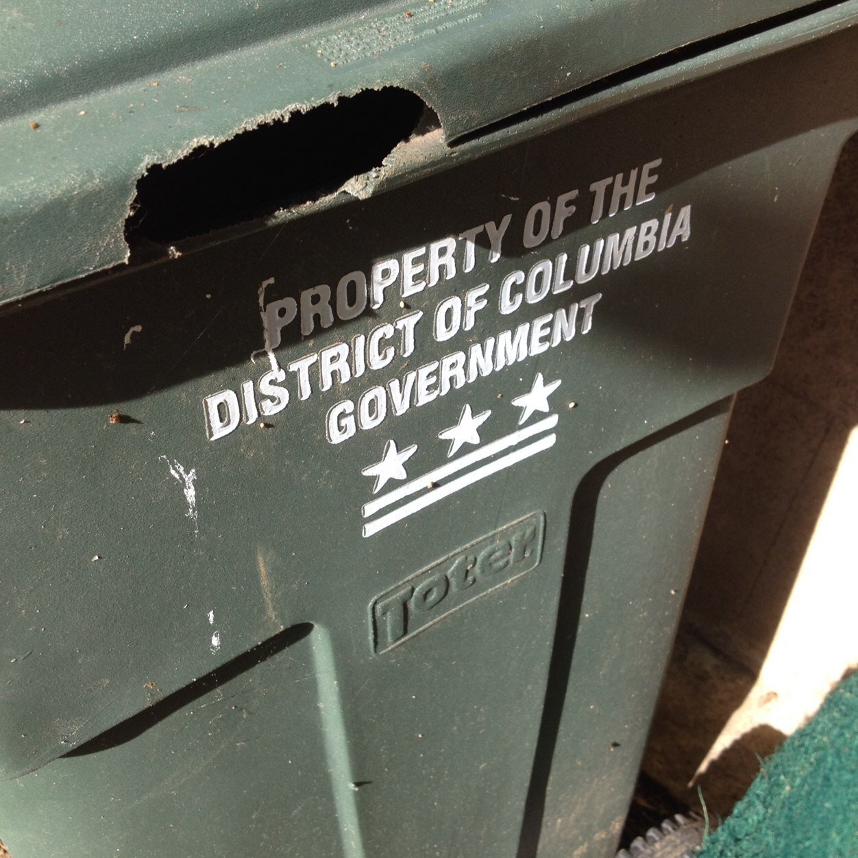 There's garbage in the land of freedom and it all tells a beautiful story