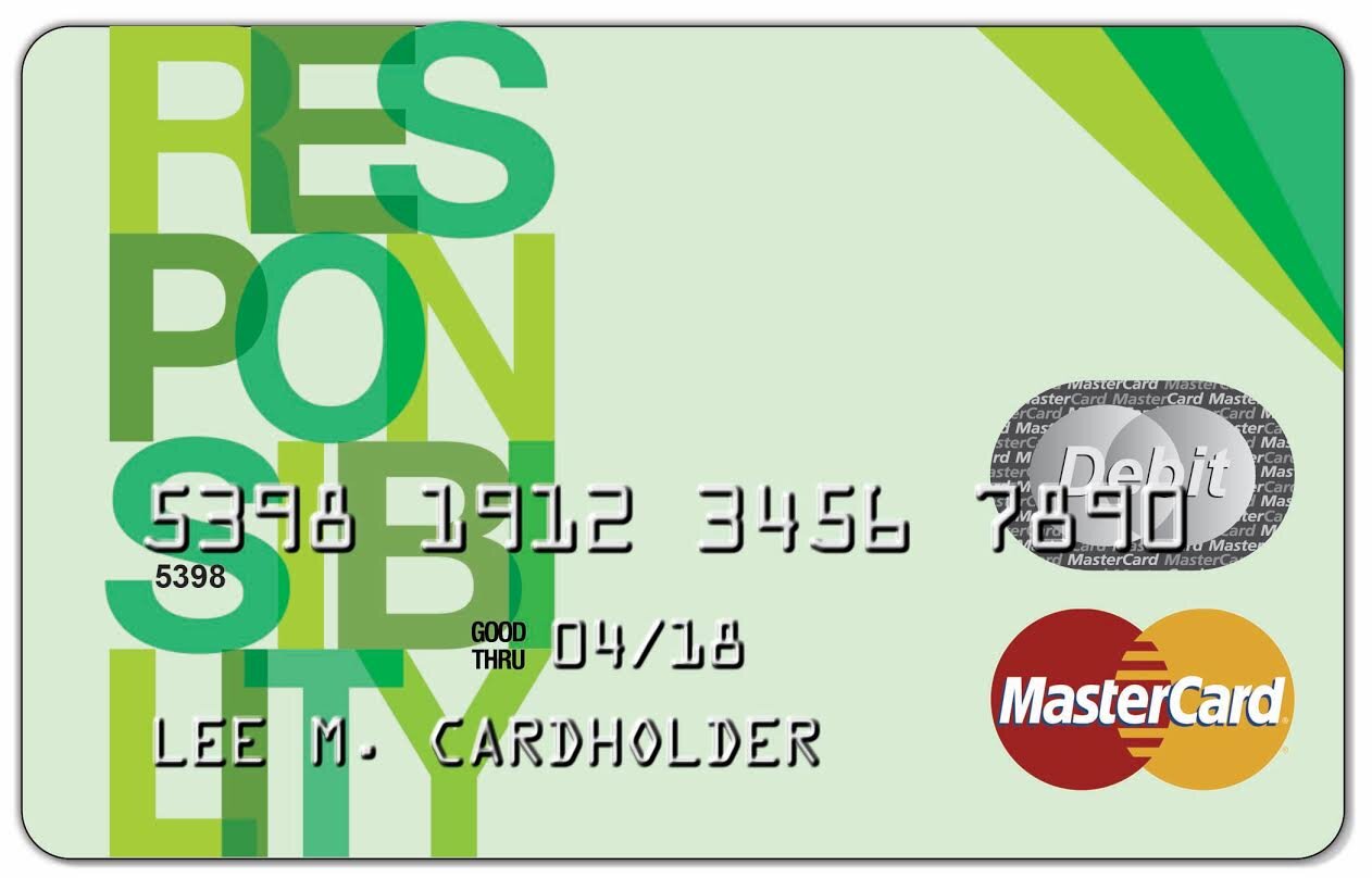 A prepaid MasterCard for young adults and college students. Works just like a just traditional credit card or checking account. Load money. Use card. Repeat