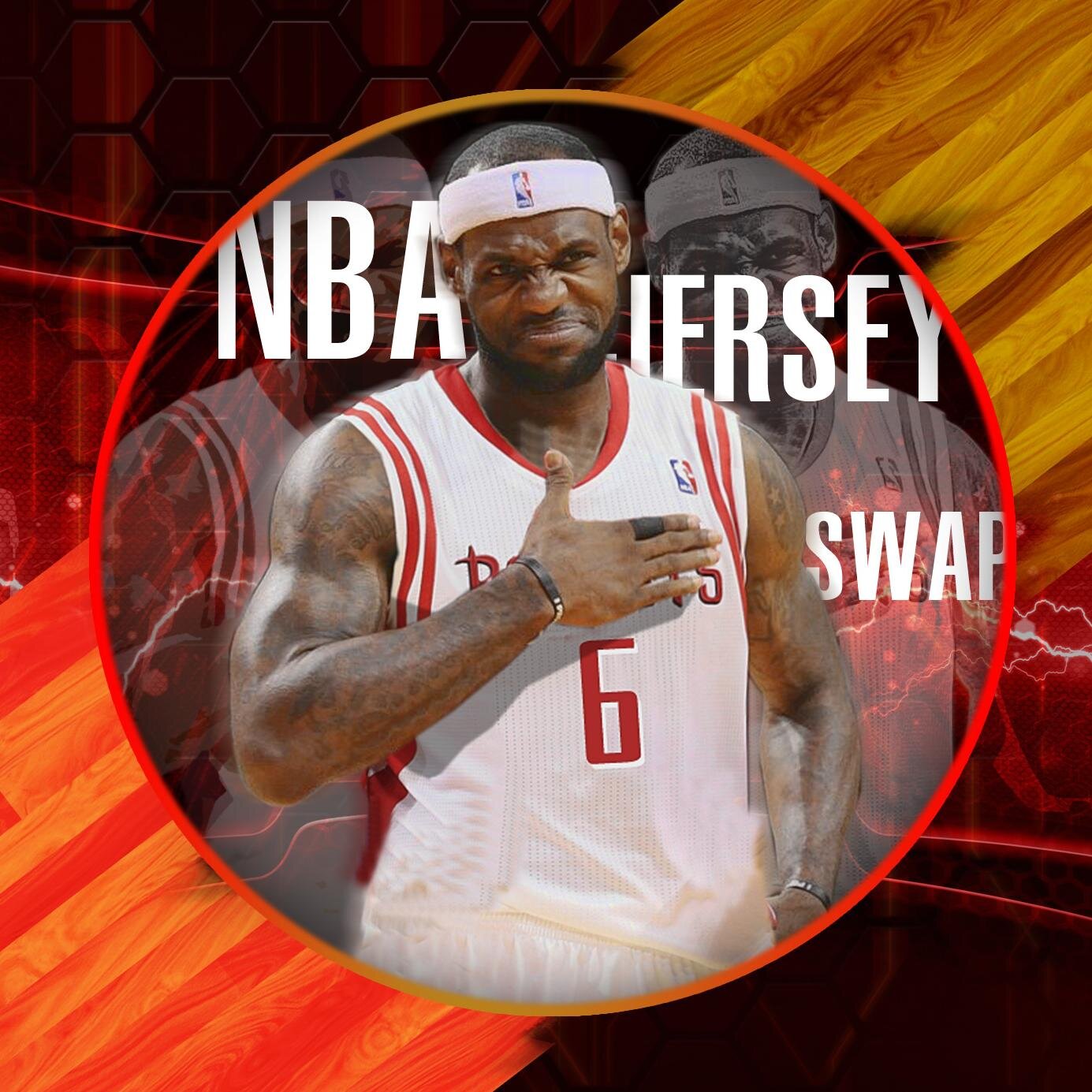 Swapping players into other NBA Jerseys! #NBASWAP