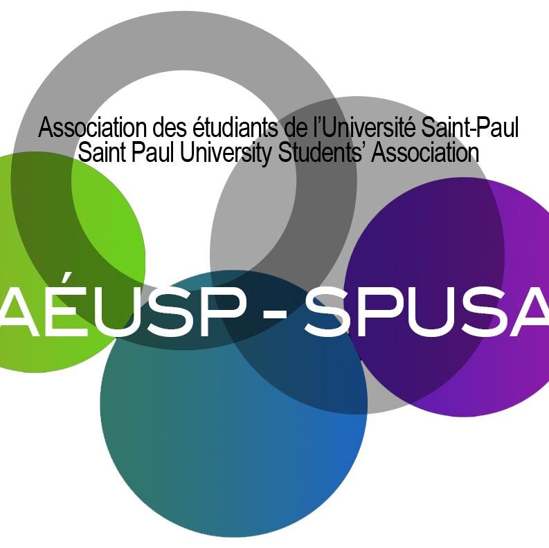 L'Association des étudiants de l'Université Saint-Paul desserve plus de 900 étudiants. The Saint Paul University Students' Association serves the 900 students.