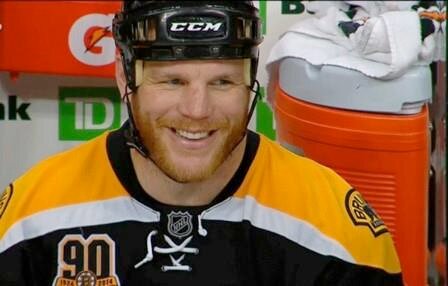 Red Sox, Bruins, Devils. Masshole turned Jersey Girl. Marty Brodeur is a god. #ThankYouThornton. Flyin Hawaiin & Reilly Smith have the same number.