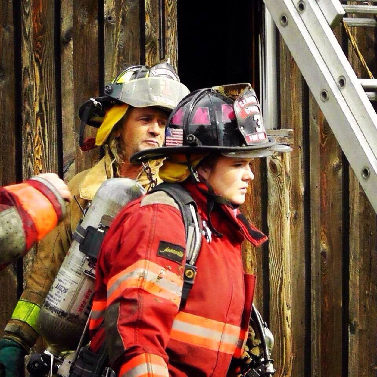 Brother/sisterhood above all else. 
Firefighter. Rescue Lieutenant at MVVFC station 12. EMT.
Train like your life depends on it, because it does.