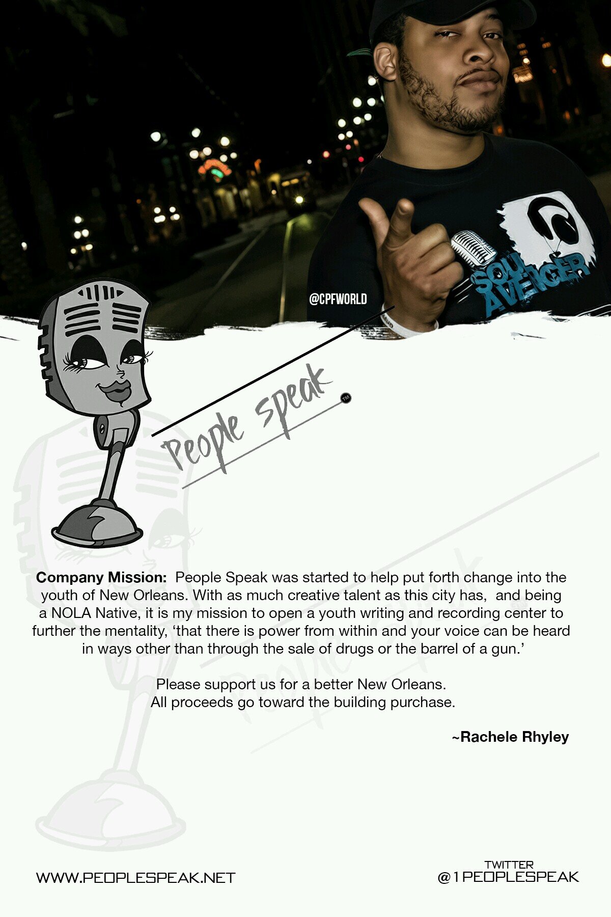 1PeopleSpeak's profile picture. *a NOLA Bred Brand* @1rachelerhyley