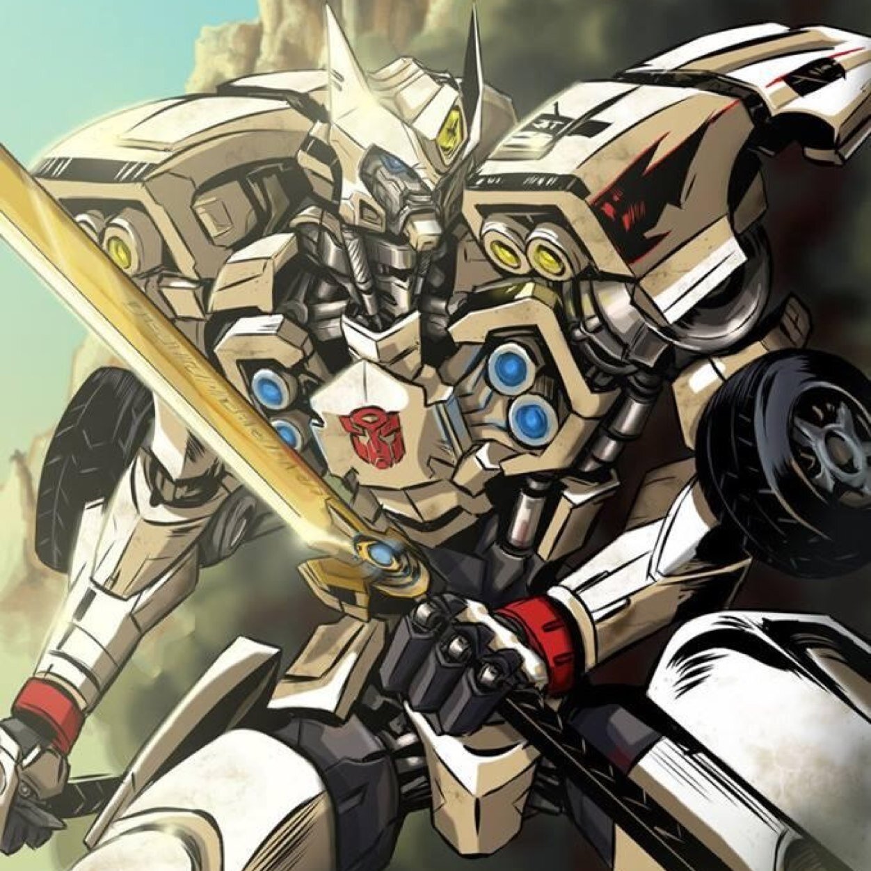 I am Drift. you may formely know me as Deadlock. I left the Decepticons after learning of their true motive. One of the few Autobot Swordsmen. #Taken #TFRP #G1