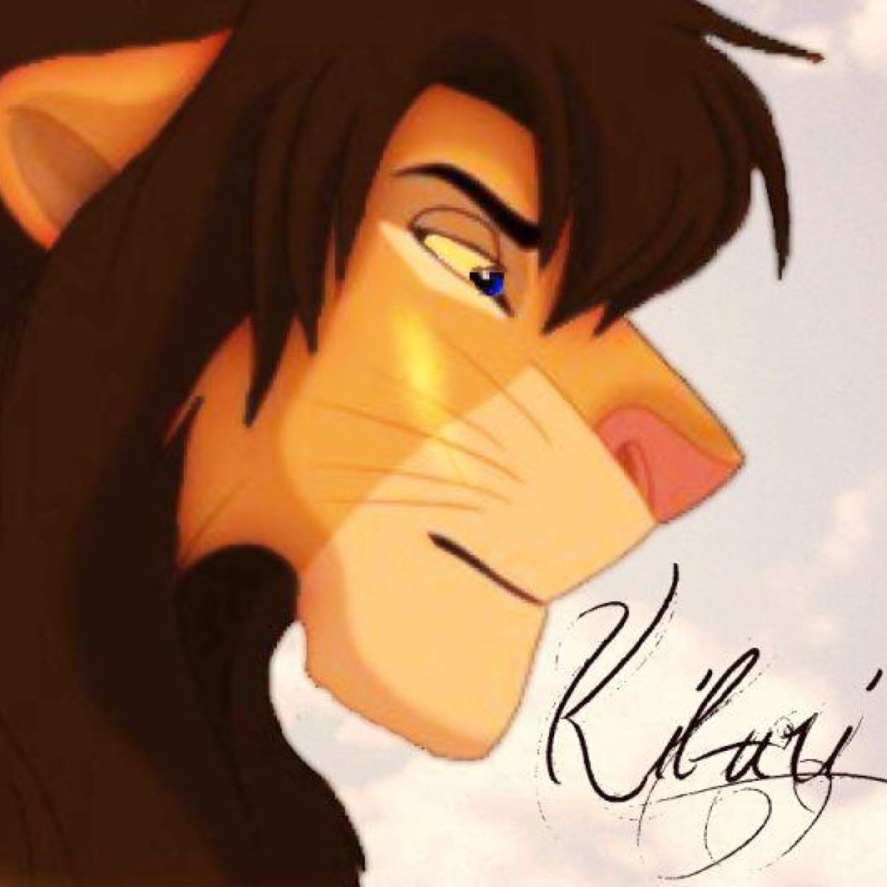 Distant relative of Pridelanders. Protects Pride Rock from the Outlands. Abandoned Origins. Loves to Fish and eat Crocodile. //#LionKingRP [Detailed]