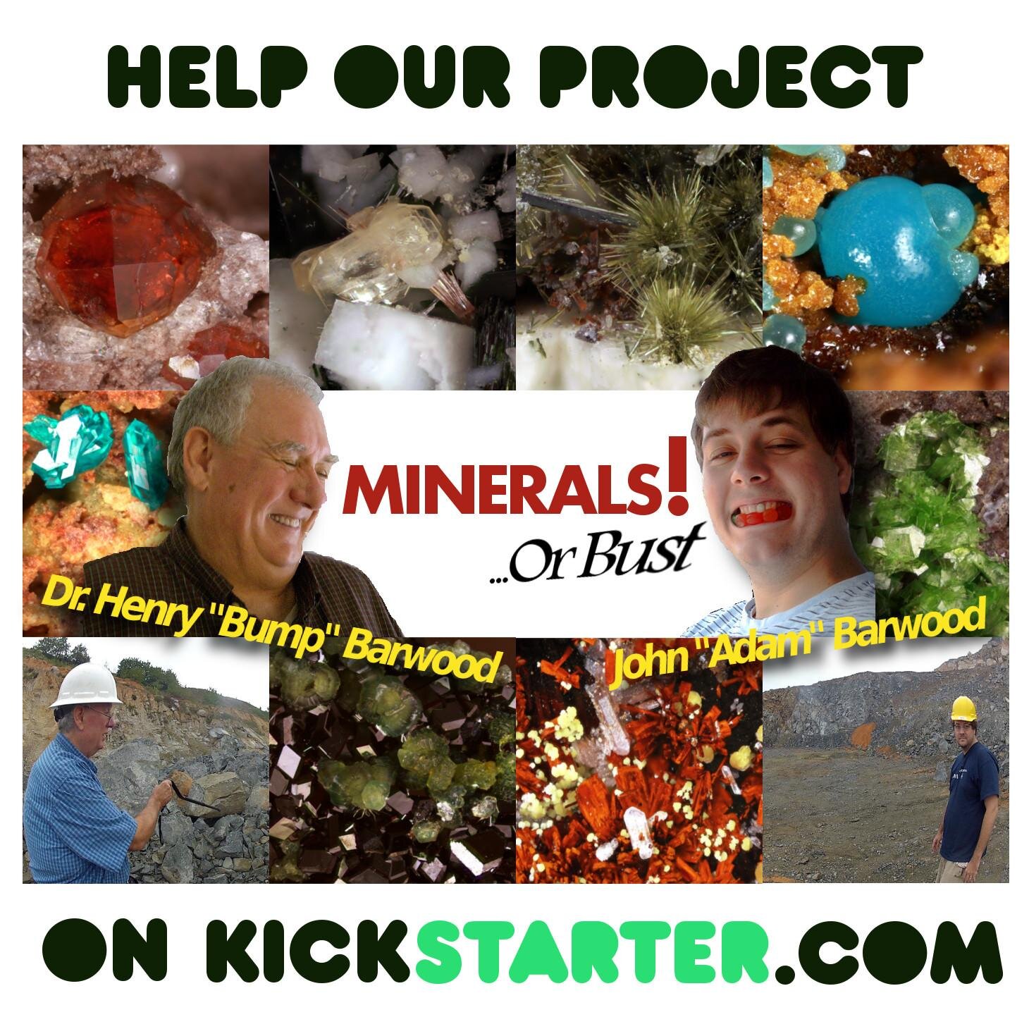 Television Series Pilot - Season 1, Episode 1 - Join a maniacal band of mineralogists for some mineral collecting mayhem - Help us on http://t.co/8i2kp6MdJb