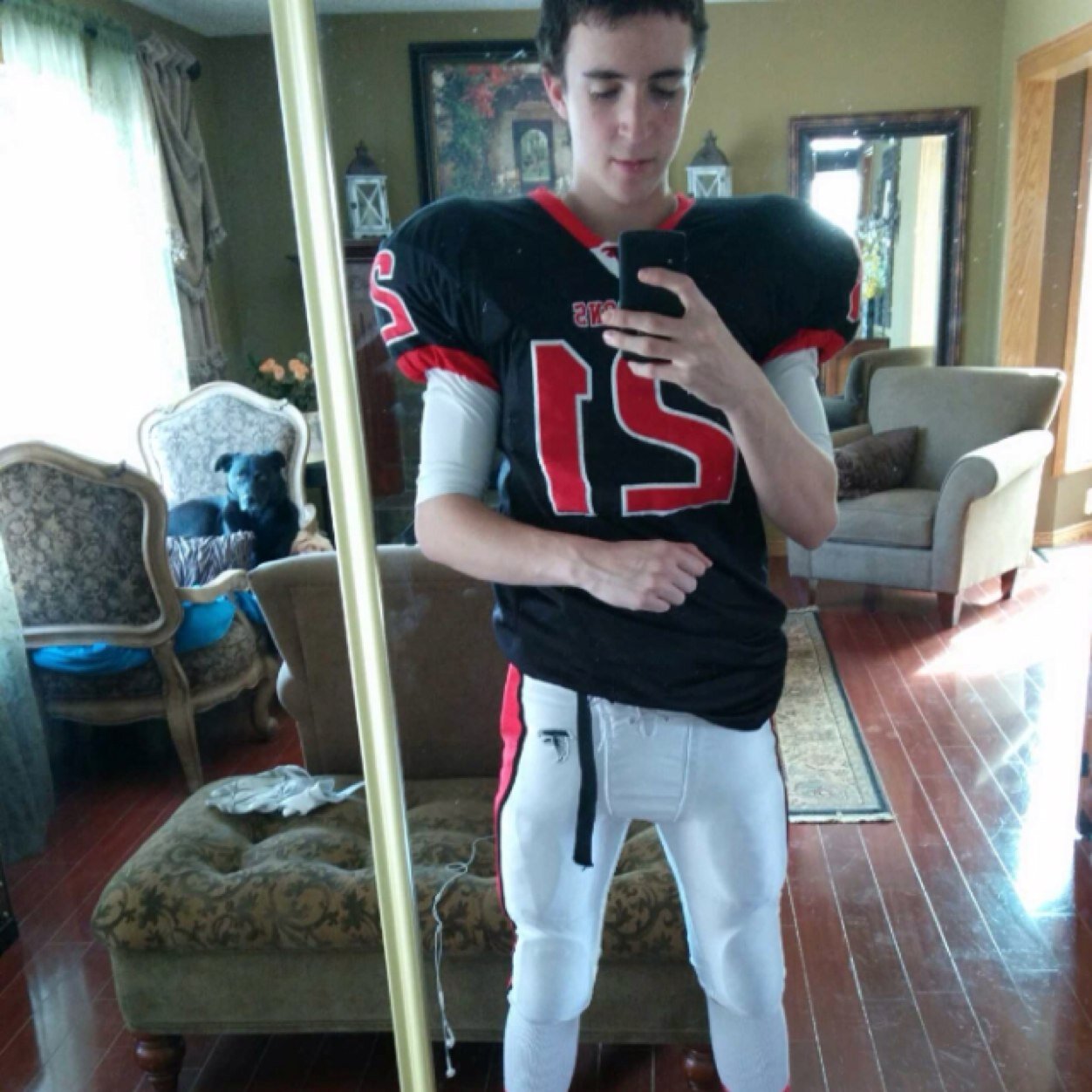 i play both types of football #nikeallin love working out, studies are #1 GOD