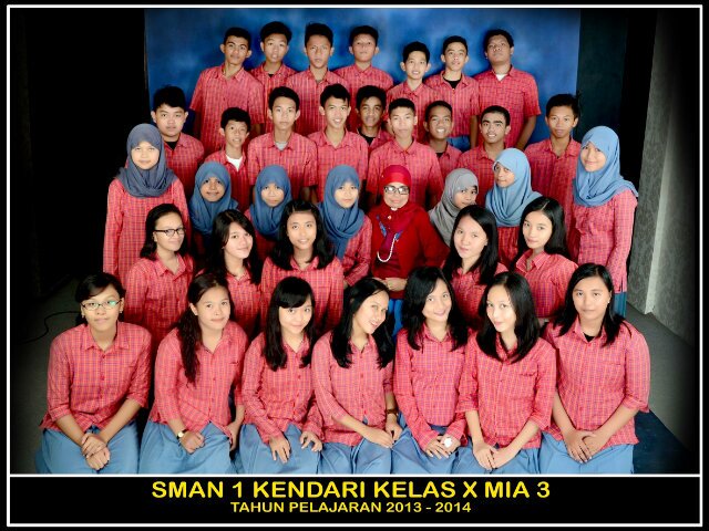 Generation Excellent Of Science Three►.We are 42 students of SHS1KENDARI. Mrs.Hj.Andi Pawelli is our Mom. Follow Us!;)