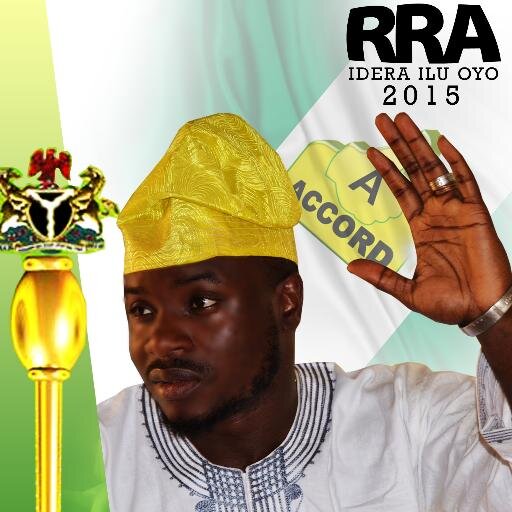 HONAdeola's profile picture. Politician
Hon.Raheem Rahman Adeola for Oyo State House of Assembly. 2015   My agenda to move Nigeria oyo state to the promise land. Let’s feel the IMPACT