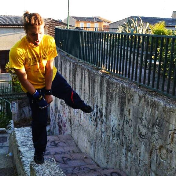 I'm a traceur and bboy.  I decided to do a daily parkour training session divided in episodes where I can show my training day by day on youtube.