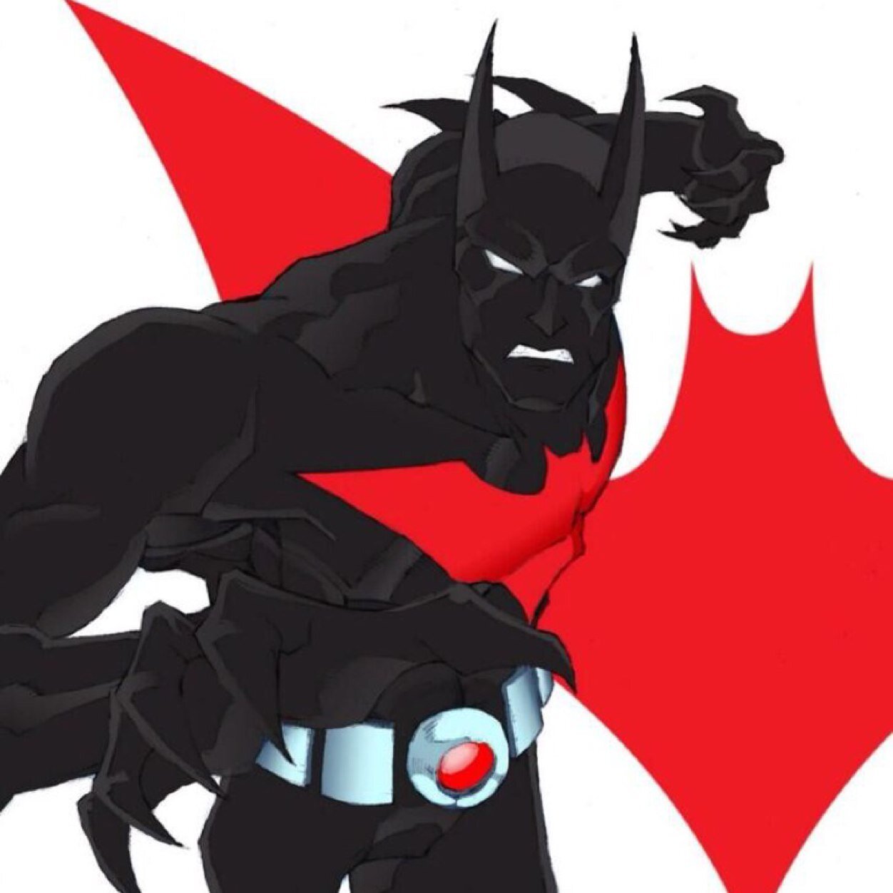 The real Batman never talked to you much, did he? that's probably why you were so fixated on him~ Real name : Terry McGinnis works for Bruce