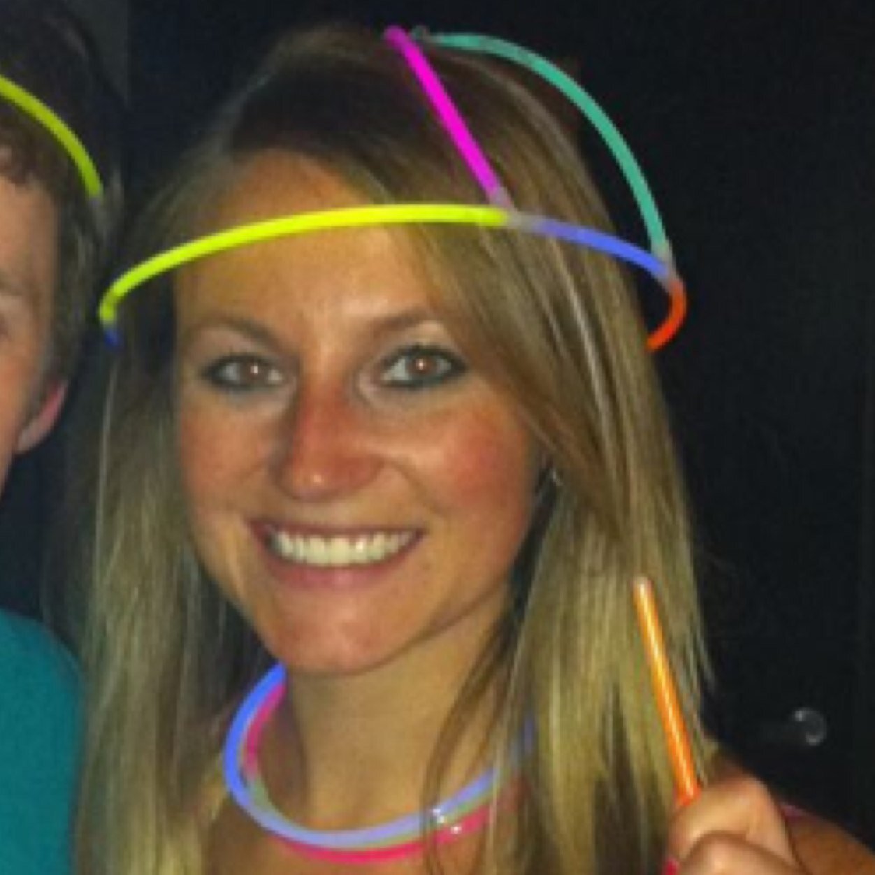 ☮, ♥, glowsticks
