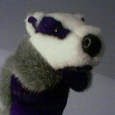 Dowman Soft Touch Badger Glove Puppet 