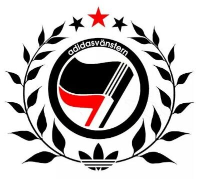 reppar adidas på varje demo. kastar sten på snuten. kämpar mot kaptalism, sexism och fascism!
