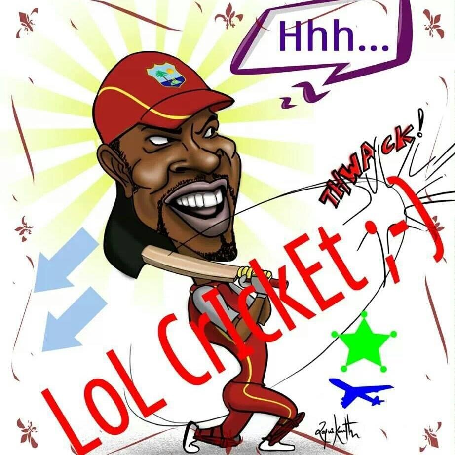 Lol Cricket ;-) is Cricket Fan Page of Facebook,
Follow us and Join The Cricket Fun