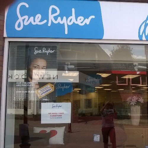 Your local Sue Ryder store in Ilkeston.  Helping provide incredible care for people with life-changing illness.