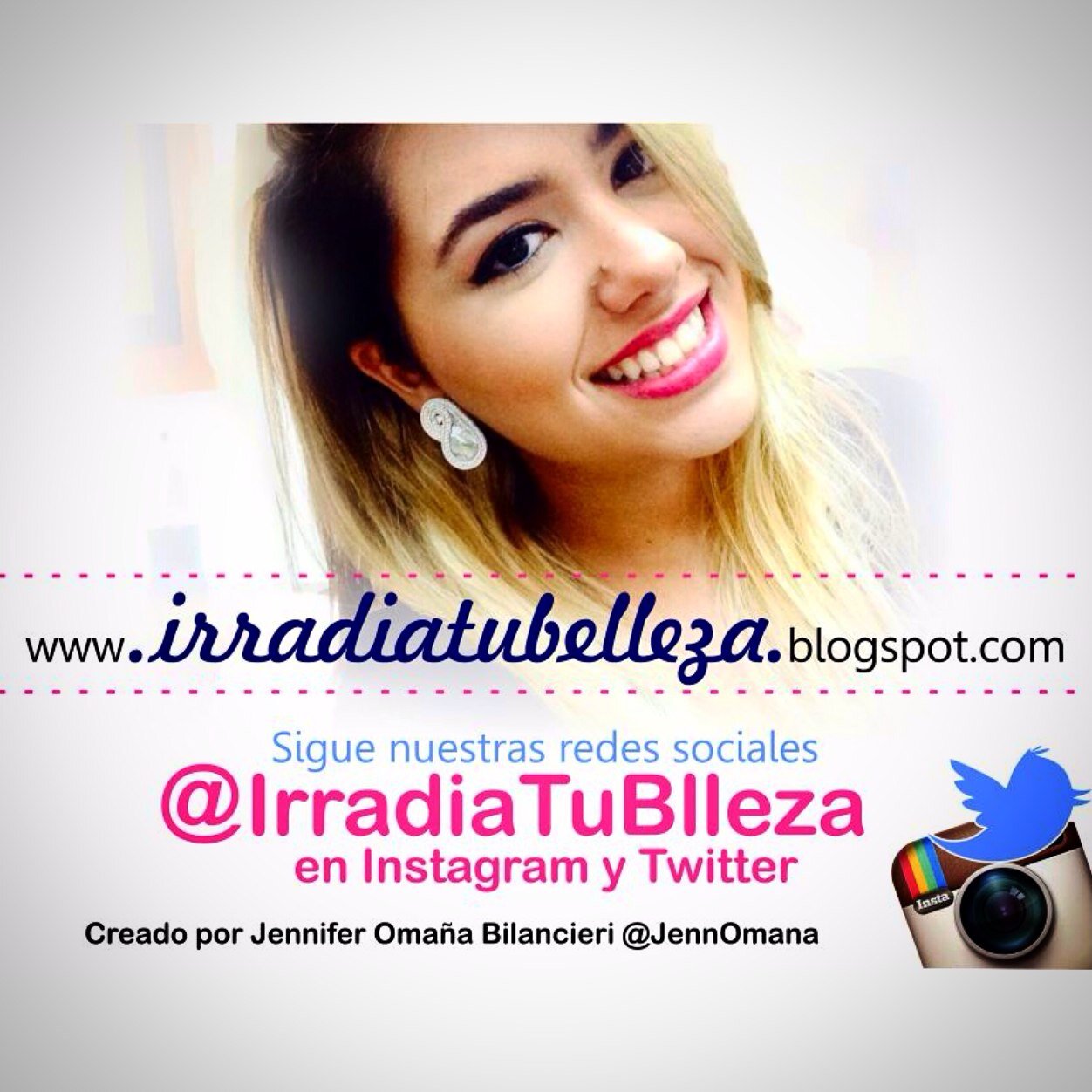 Somos un blog de belleza dirigido especialmente para ti
Administrado por @JennOmana
Estudiante de primer año de Comunicacion Social de la Universidad Monteávila