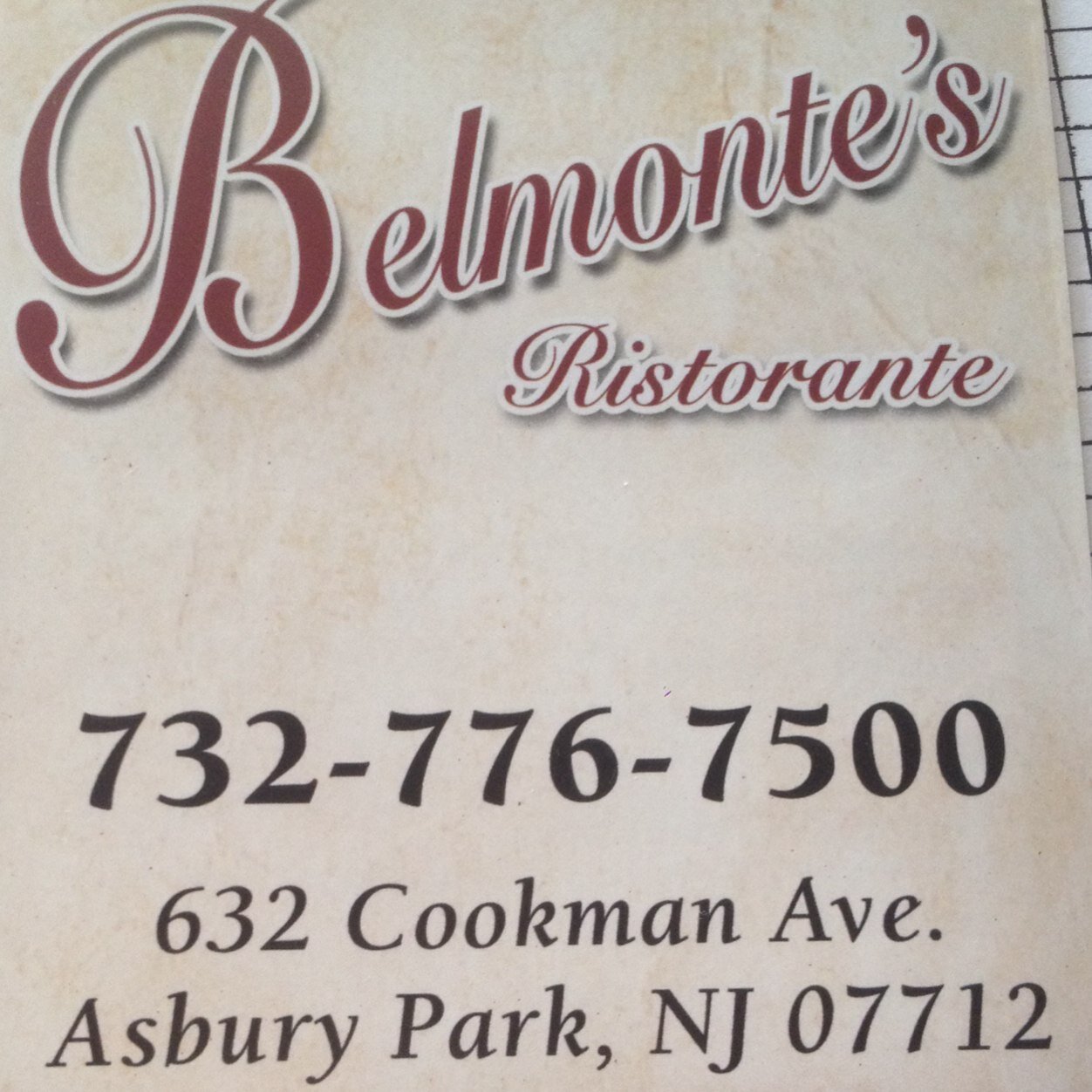 We are a family owned and operated Italian restaurant located on Cookman Avenue in Asbury Park! Come visit us today!