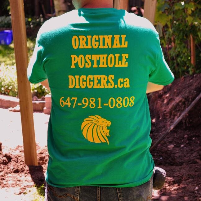 Precision posthole digging for ALL of your fence and deck building needs. Wooden posts, deck footings and pre-built fences. Serving the GTA and beyond!