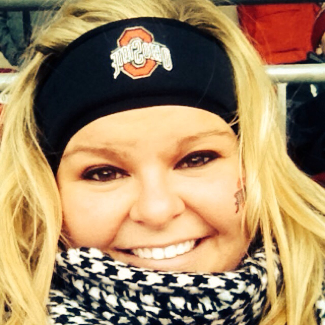 Blonde Hair Brown Eyed Ohio Heart.