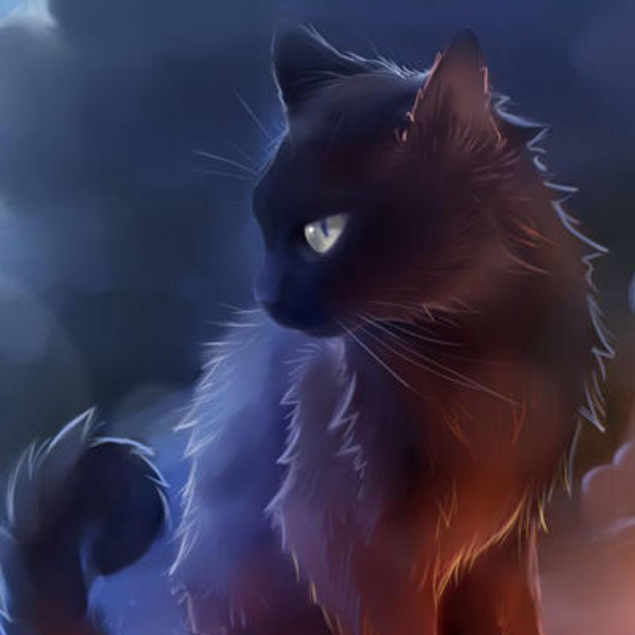 I'm Nightshade I'm in the Crimson pack I never give up in a fight and I'm a monster so don't get close to me I'll just hurt you and I'm single and a male