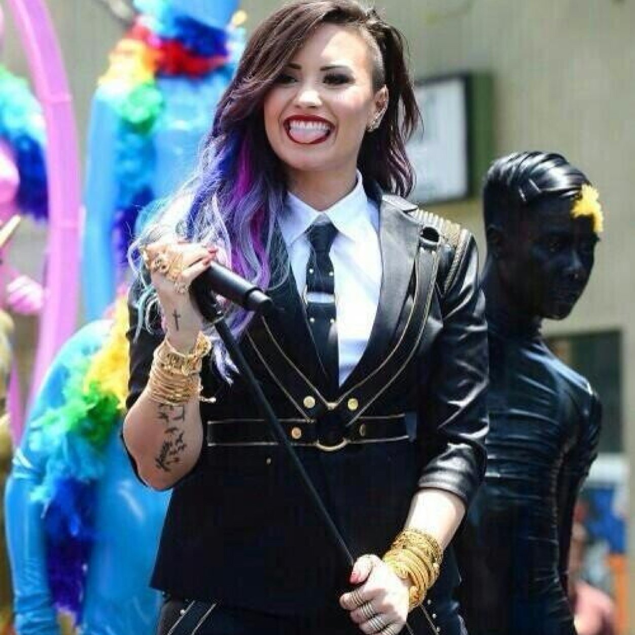 Im not a stalker. Im dedicated. Im not a fan. Im a Lovatic. Im not obsessed. Im supportive. Shes not just a singer. Shes my hero!!! 
Demi 2/11/14