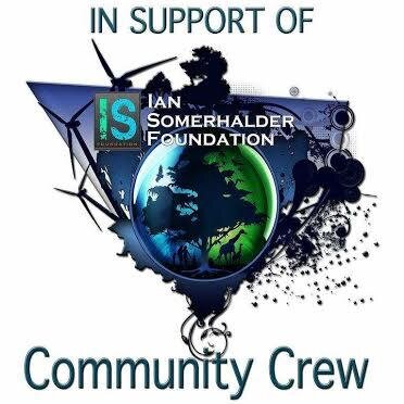 This is a @iansomerhalder and @ISfoundation Community Crew. I support everything from earth and it creatures. Please help spread the word.