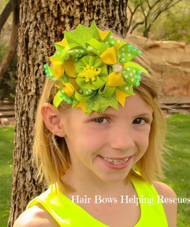 Hair Bows Helping Rescues - a portion of each sale goes to a nonprofit, no kill animal rescue to help them continue their lifesaving efforts.