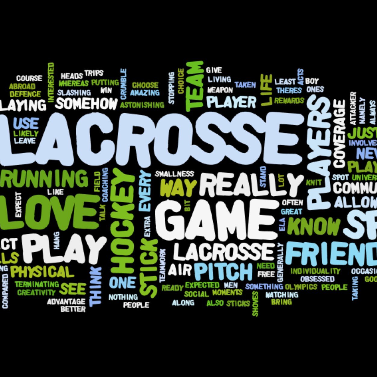 You know you play lacrosse when...