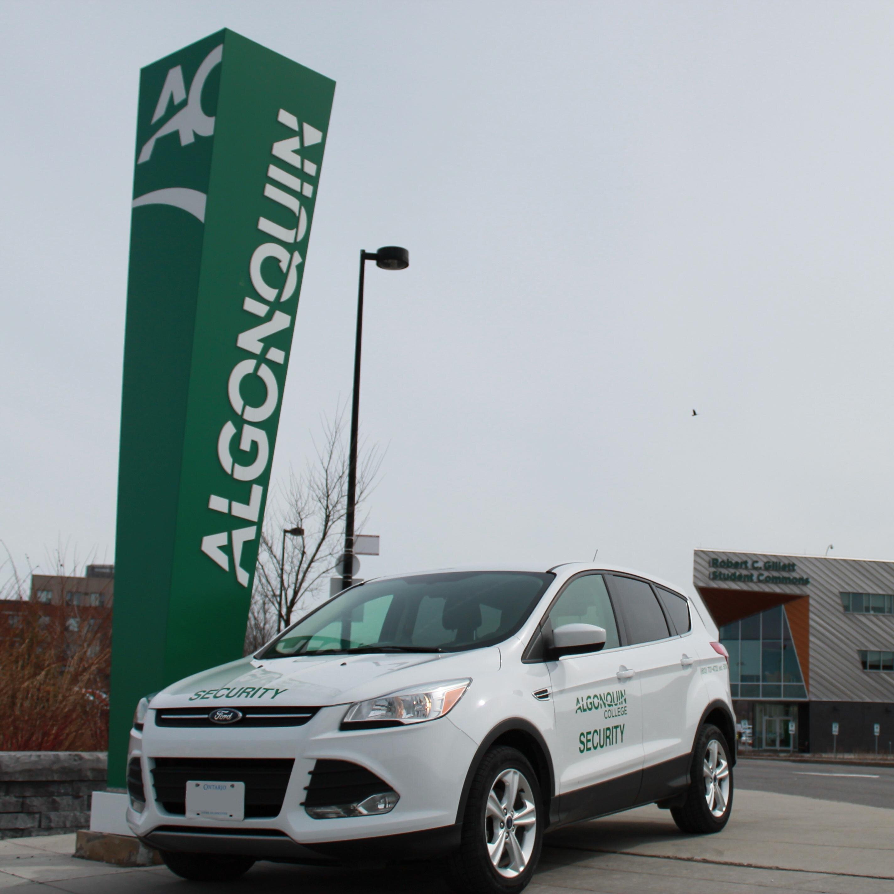 Algonquin College's Security Services, OHS, Emerg MGMT and Risk MGMT. Acct not monitored 24/7 | 613-727-4723 X 5000 (Emergency) 5010 (General) Office A149.