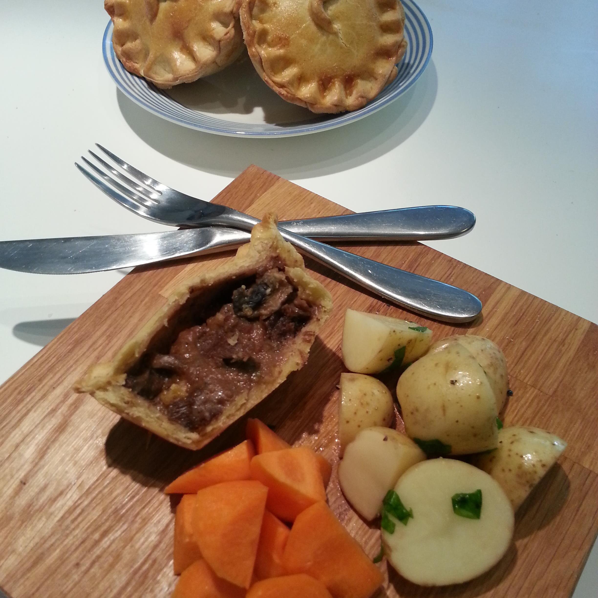 Cottage family business, producing award winning pies with inventive recipes.