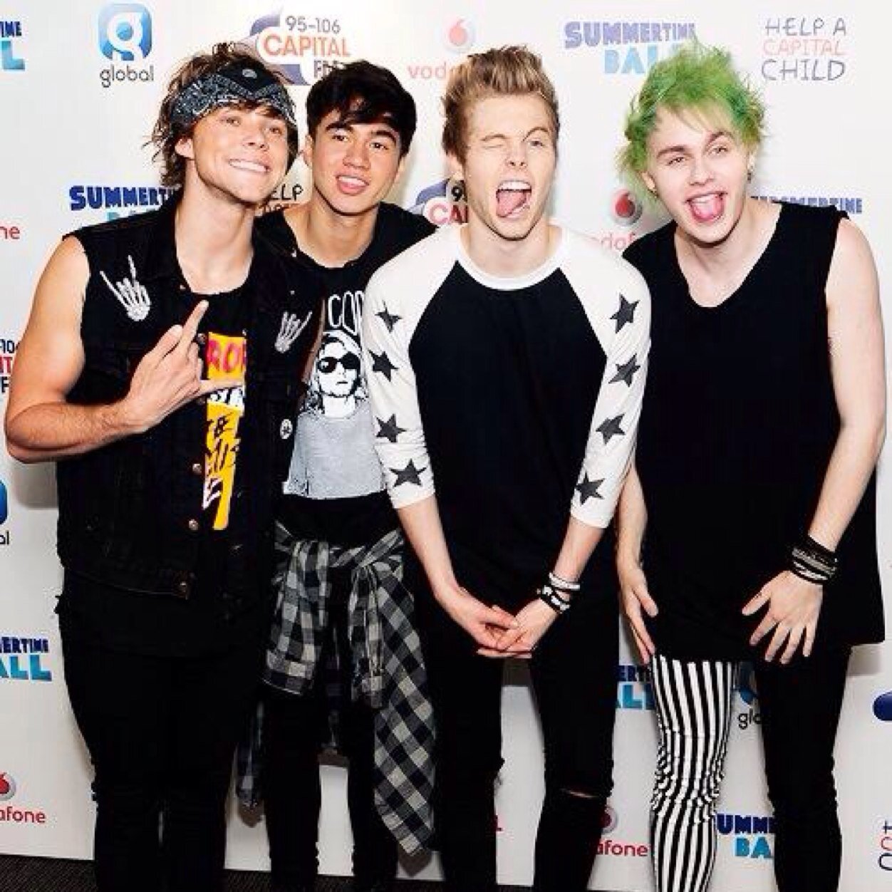 In love with four boys. Help my sunshine notice me? I love you, stay great