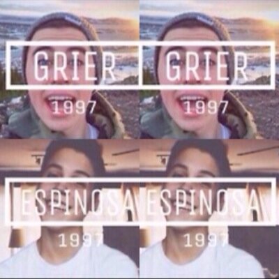 Two girls that keeps dreaming about Matt and Nash. NashGrier And MattEspinosa's wifeys✨|| Nash Grier~D✨~||D||M||~Matt Espinosa~M✨||Follow? Or Nah