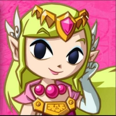 Toon Princess Zelda here.
 Holder of the wisdom triforce.  Protector@Bereavedhero.  I love my kingdom!  My hero @Link13O                           Hyrule