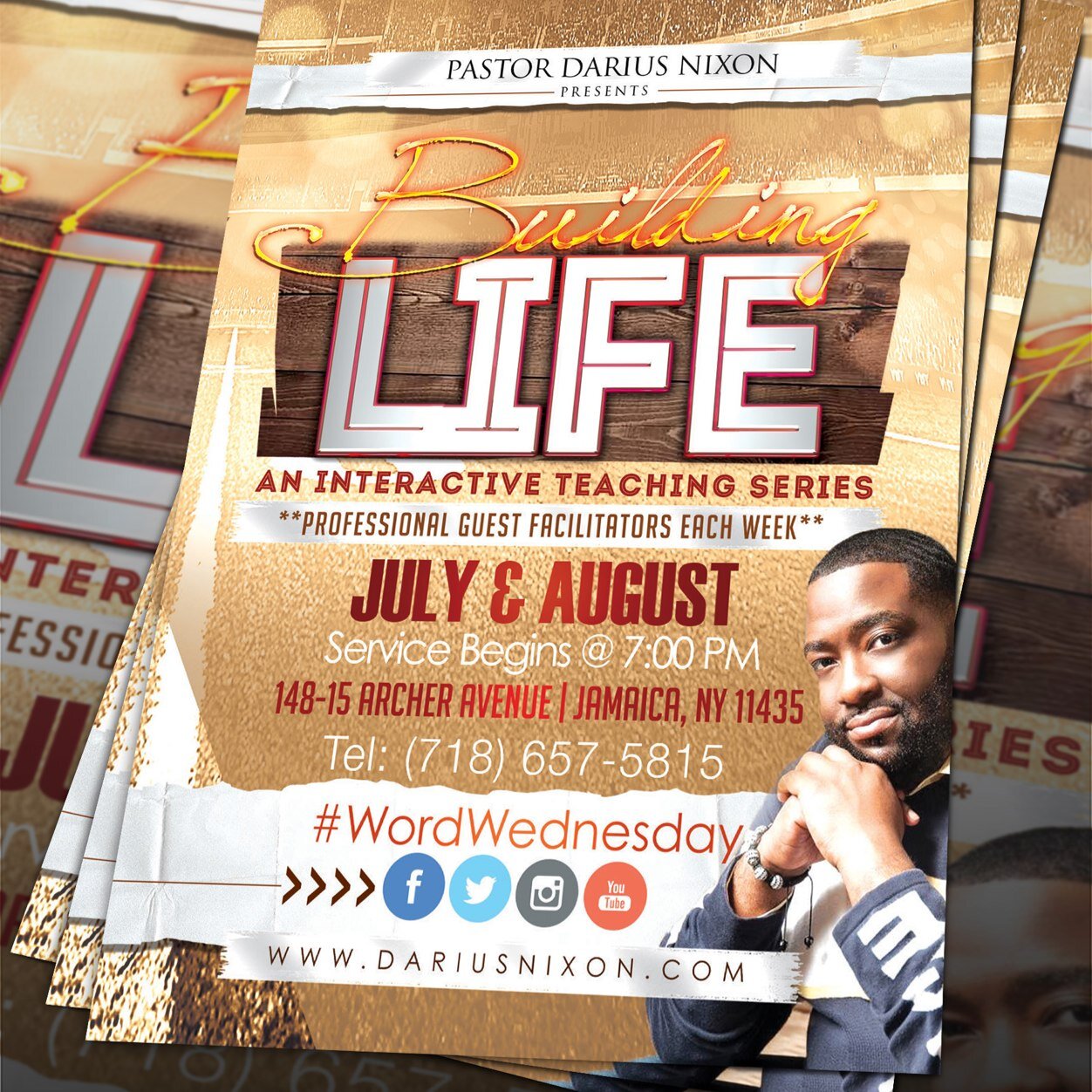 ICPMinistries's profile picture. We are the church that Speaks to your life! Prophet Darius J. Nixon, Senior Pastor