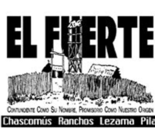 Diario el fuerte se fundo EL 29/06/1986 en Chascomús, El director es Abelardo Tejo. Calle santa fe 47 de chascomús. El telefono 423096
